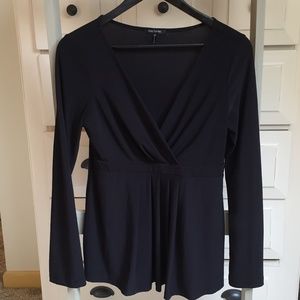 Black Baby Doll Blouse